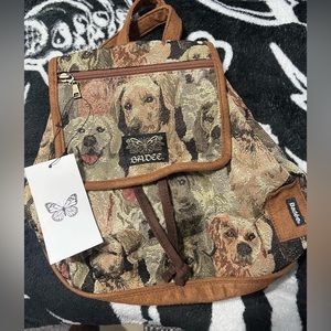 Dolls Kill / Badee Vintage Jacquard Backpack